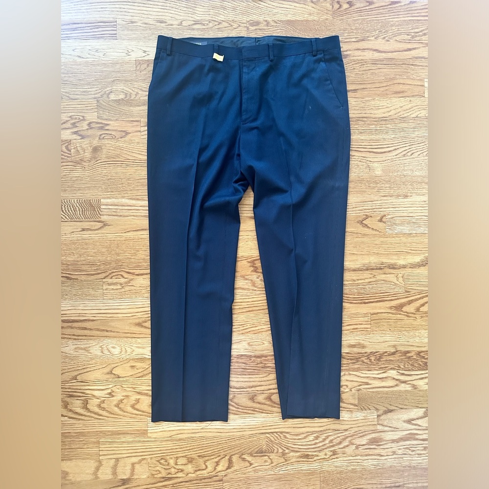 Docker Pinstripe Straight Cut Pants